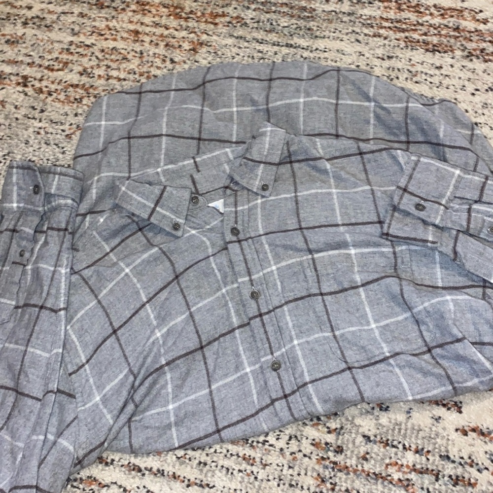 Men’s Heavy Button Down Grey Croft&Barrow XL
